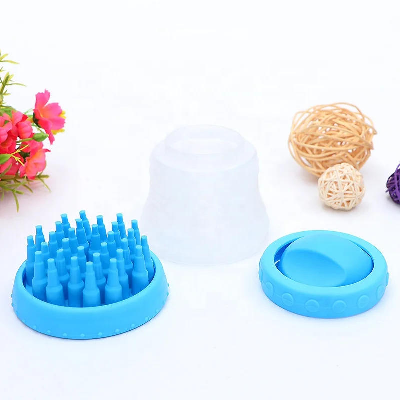 
Reusable Portable Pet Paw Washer Paw Scrubber Dog Feet Cleaner Washing Cleaning Brush Cup with Soft Silicone Bristle 