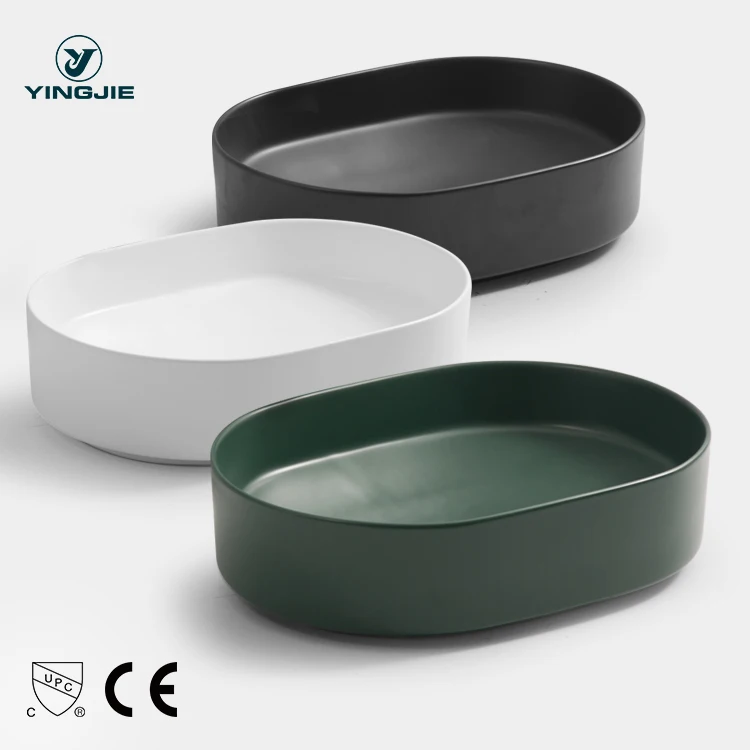 ceramic countertop bathroom ceramic art hand wash basin for hotel
