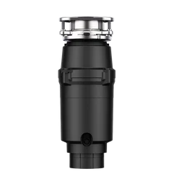 Wasteclean 1/2Hp 370w Food Shredder Air Switch and 3-Level Grinding System Food Waste Disposer Batch