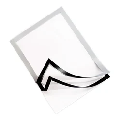 A4 PVC Magnetic Double Sided File Display Document Holder Transparent Self Adhesive Photo Frame Certificate Display