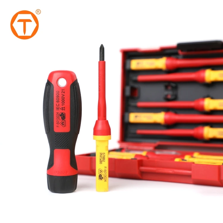 Professional Repair Tool Magnetic 13PCS 1000V VDE Insulated Electrician Screwdriver Set