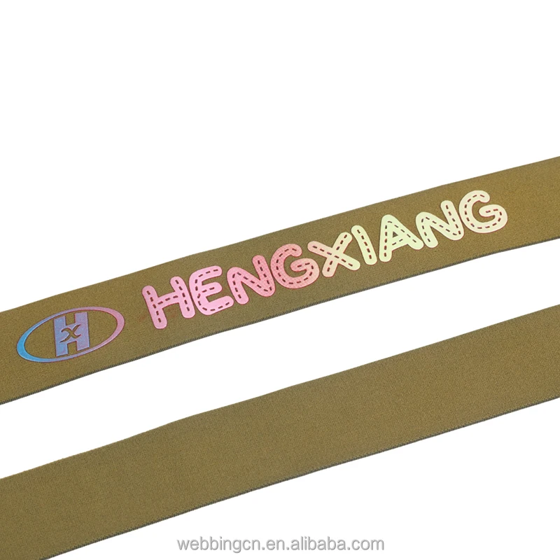 
Wholesale Custom Spandex Nylon Soft Matte Webbing Polyester Band Elastic Garment Fabric Belts 
