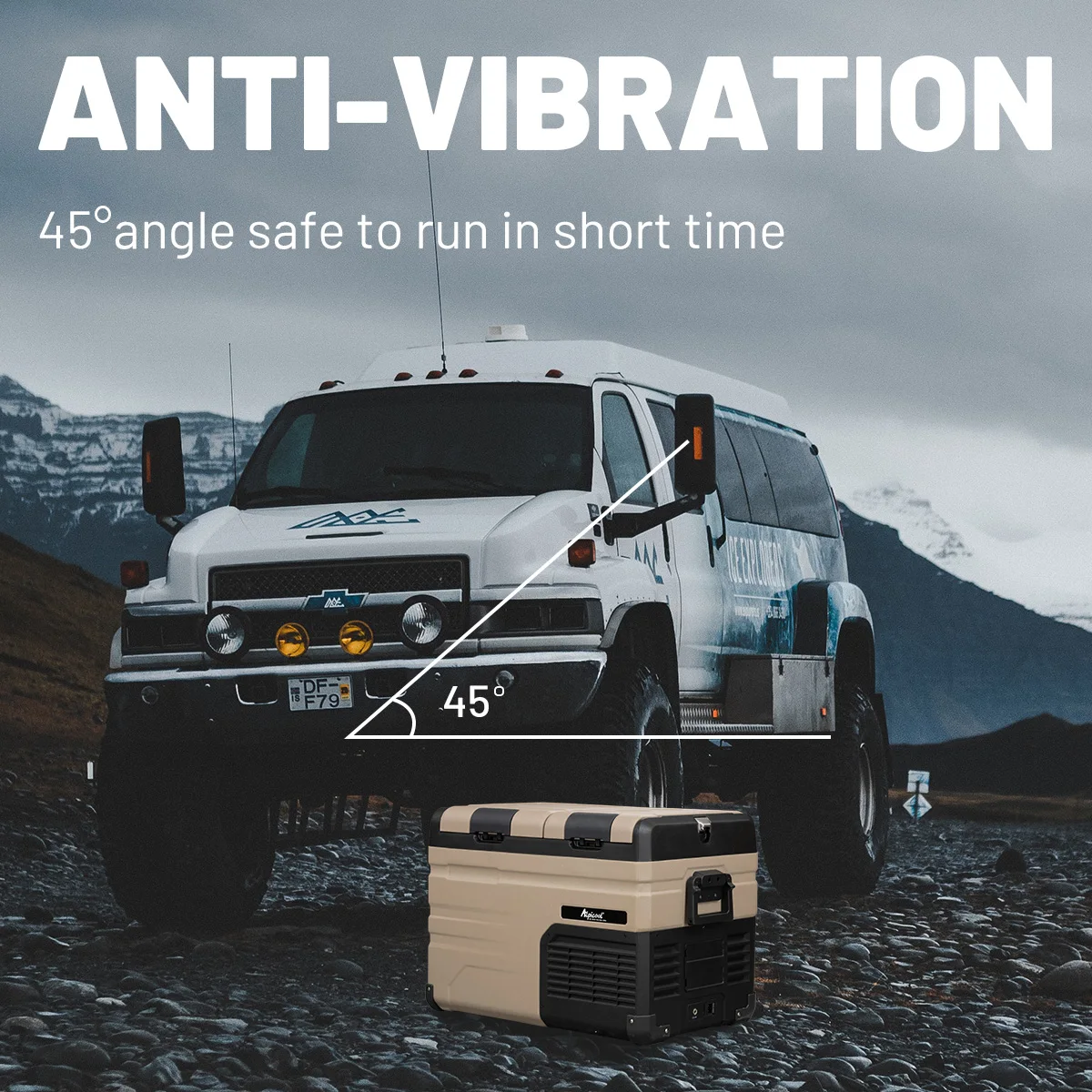 Alpicool TA45 Portable car fridge 12v 45L usb mini refrigerator DC Compressor small Frigo for Camping Outdoor Caravan Rv fridge