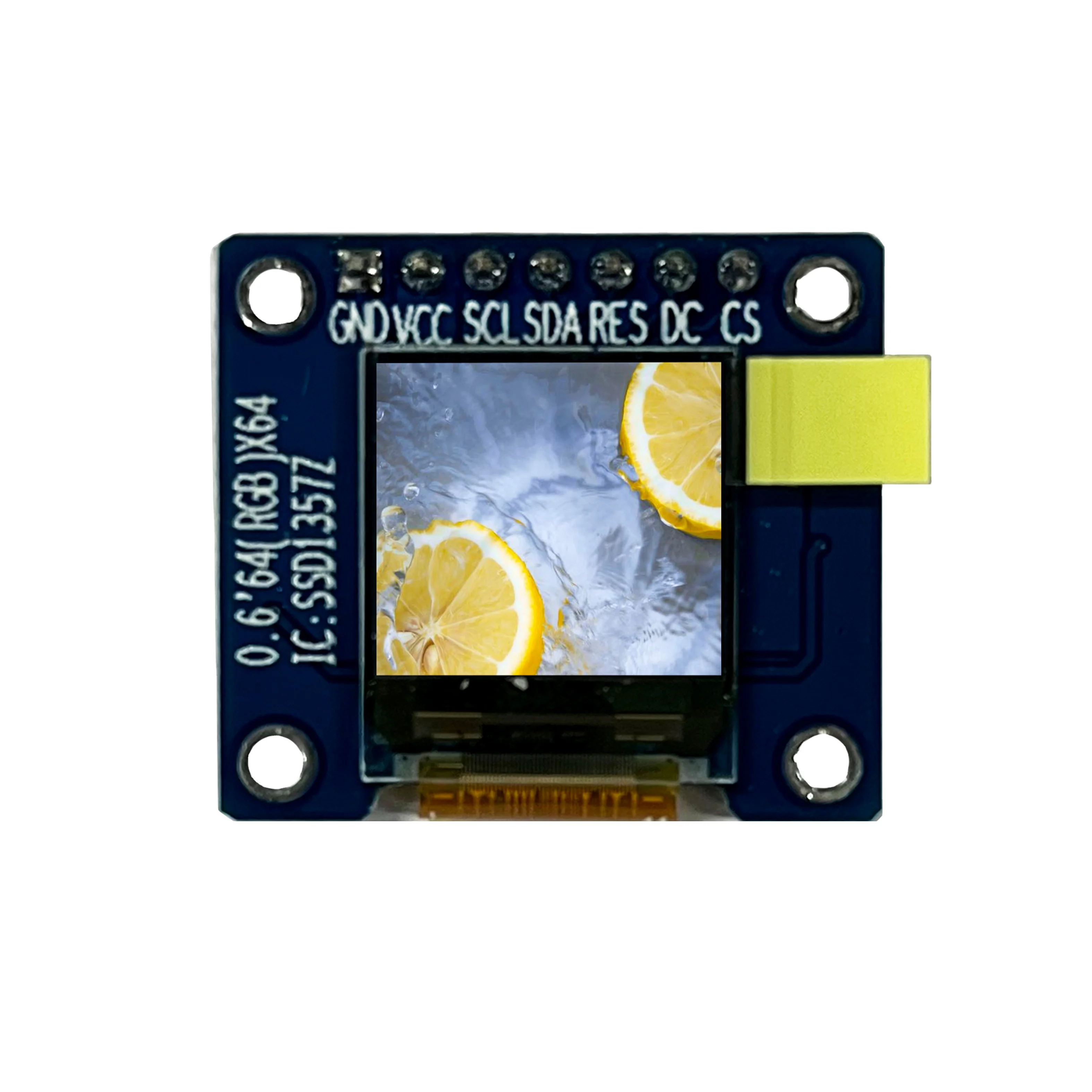 0.6 inch 64*64  IPS  PMOLED  with PCB controller board Display Module IC  SSD1357Z Fully compatible with UG-6464TDDBG01