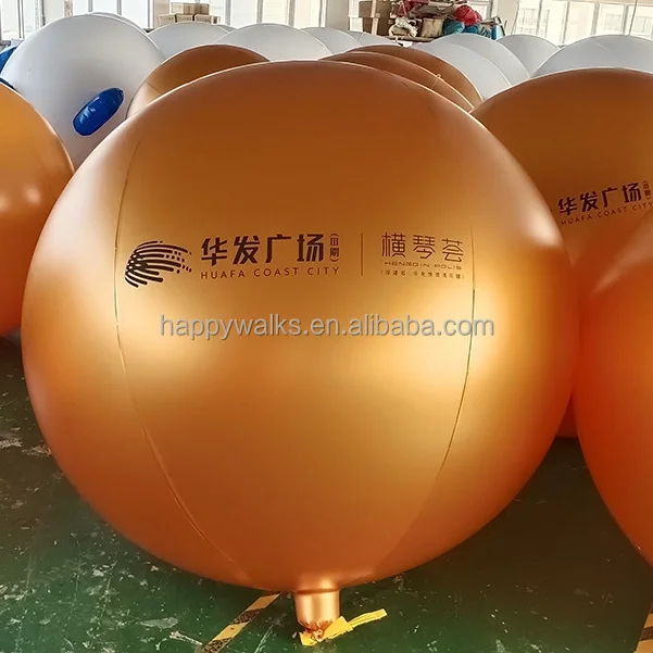 Popular Customized Advertising Inflatables round RC Blimp Airship Popular Outdoor helium Balloon Manufacturers in Sale