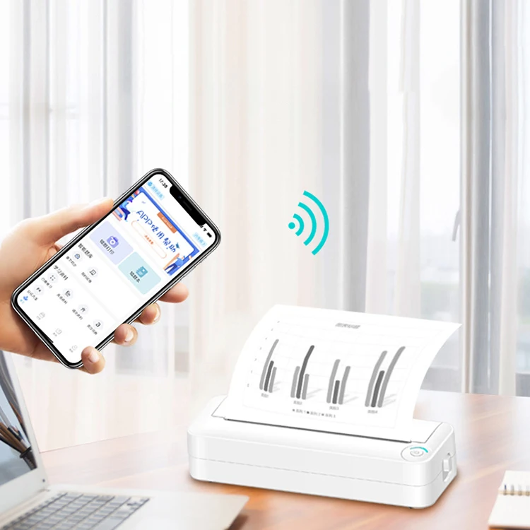 2023 портативный принтер для ноутбука бесчернильный беспроводной Bluetooth лазерные принтеры домашнего использования сканер без чернил