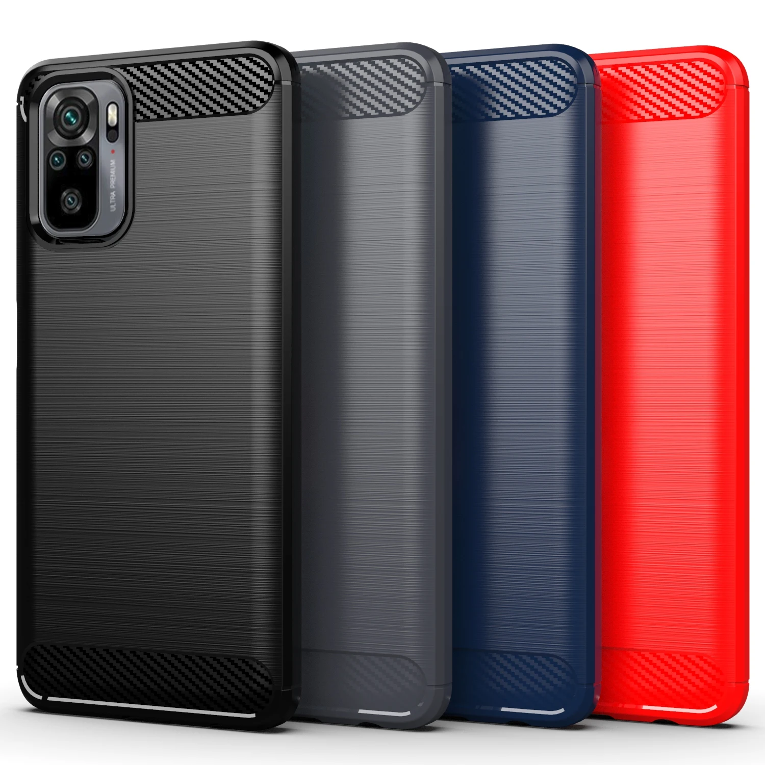  Мягкий чехол из ТПУ для телефона xiaomi Redmi note 10 pro задняя крышка углеродного волокна 5g Pro