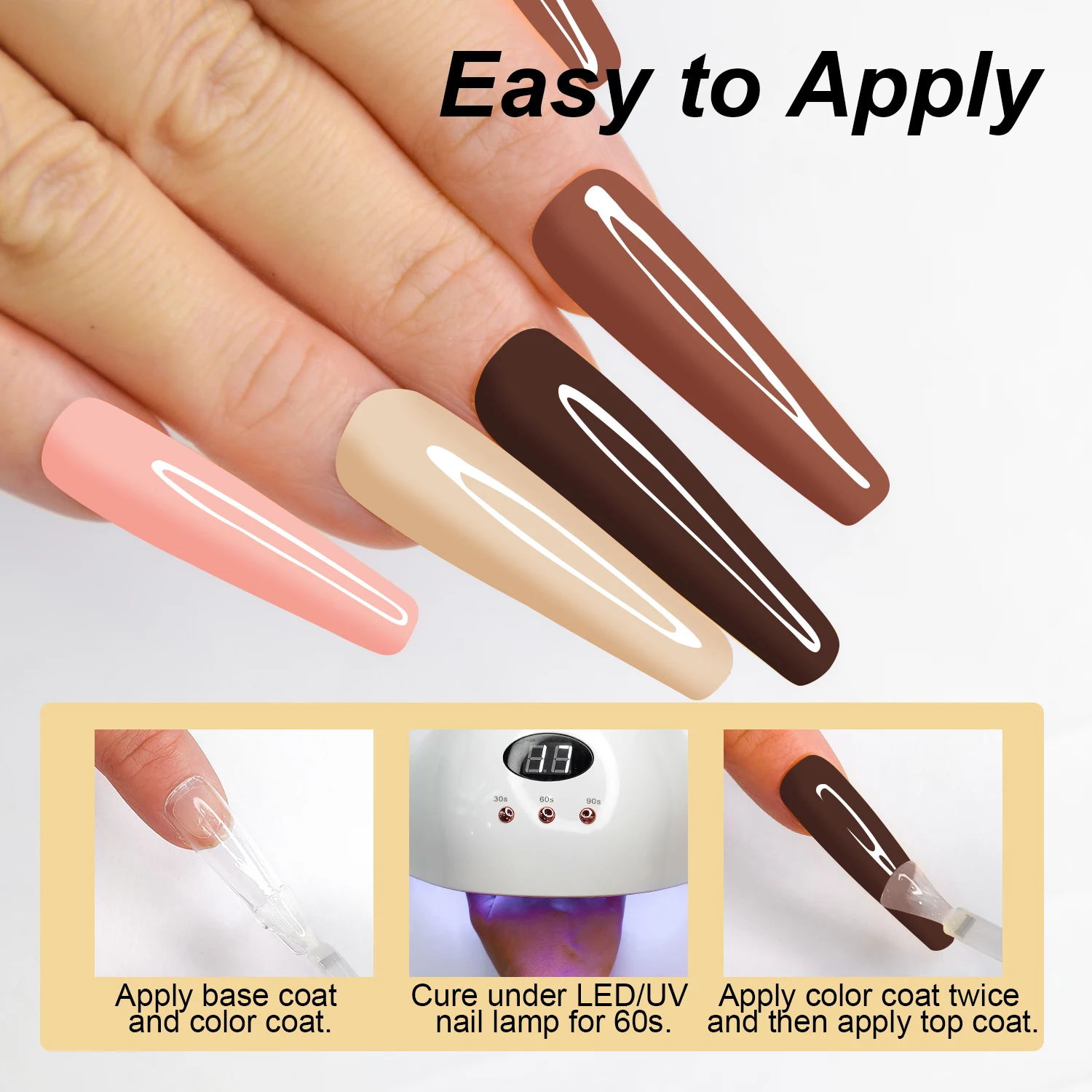 Набор гель-лаков для ногтей