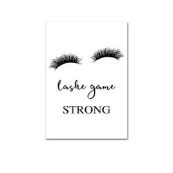 Posters and Prints Makeup Lash Extensions Technician Guide Wall Paintings Eyelash Abstract Art Picture For Beauty Shop Decor