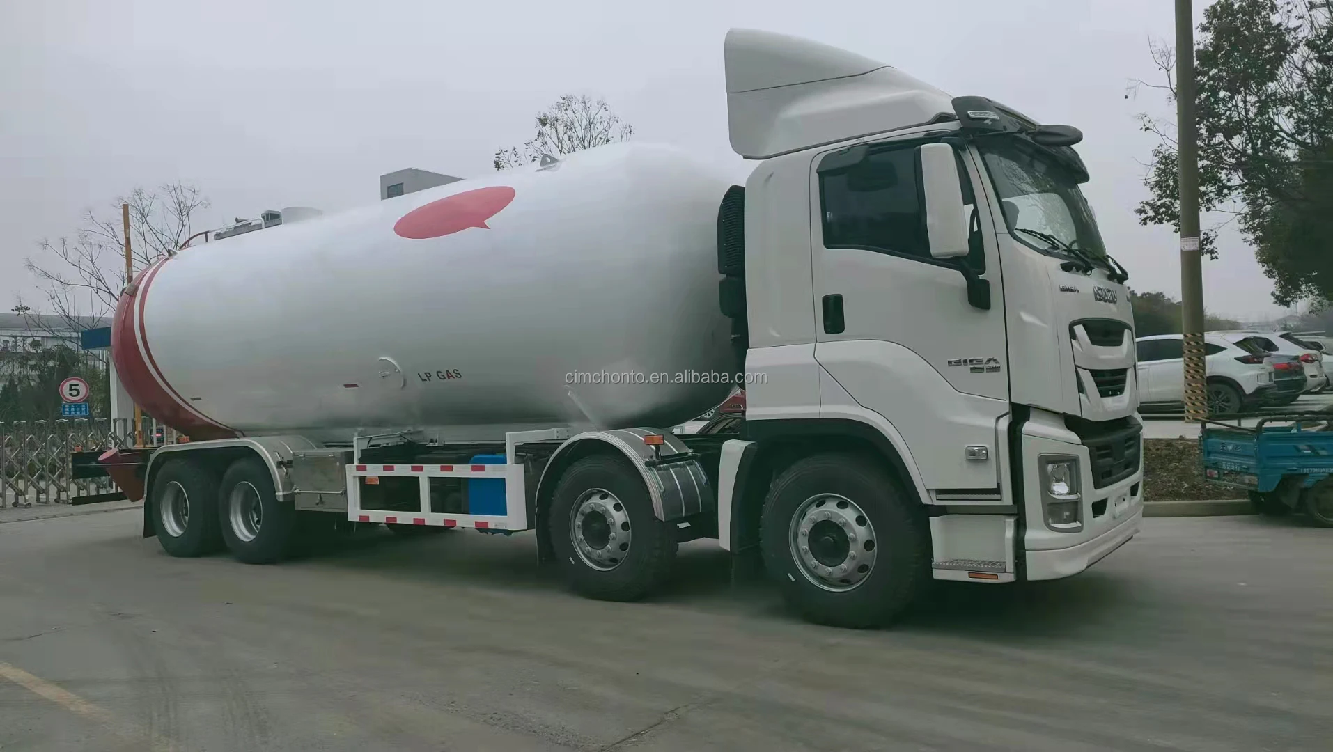 3 ton new mobile brand lpg mobile filling tanker trucks