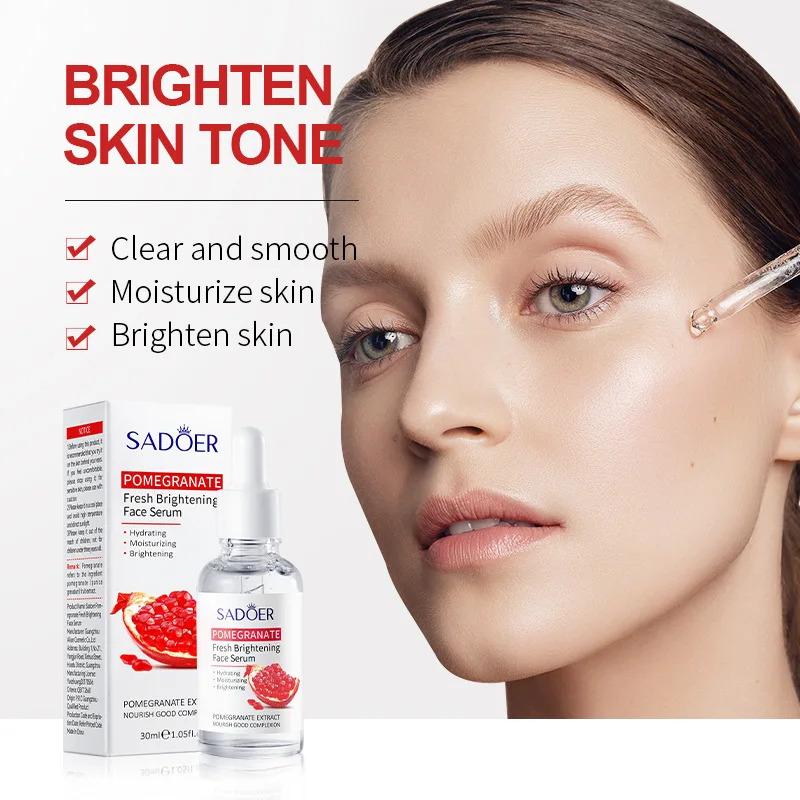 30ml SADOER Vitamin C Nicotinamide Whitening hyaluronic acid Moisturizing Serum in English