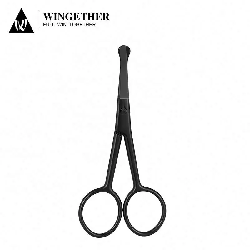 Wingether High Quality Wholesale Manicure Master Scissors Russian Manicure Scissors Litmus Black Scissors
