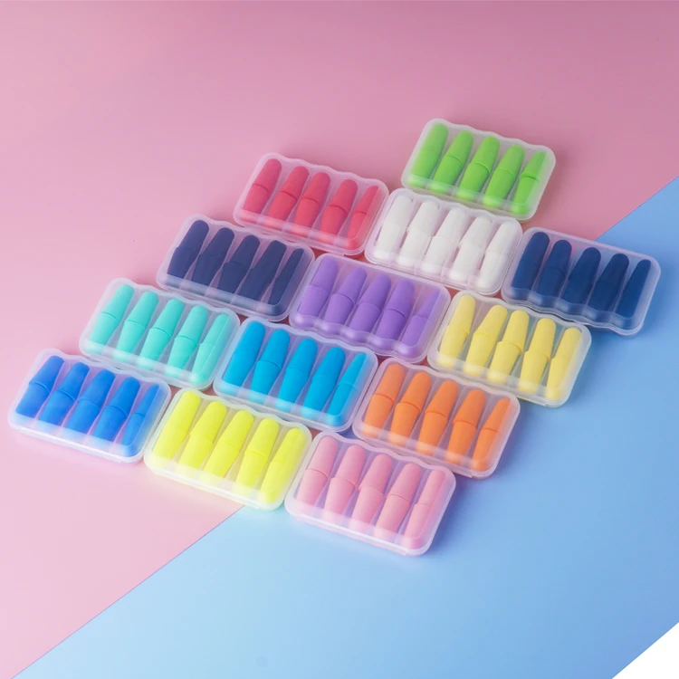 5 Pairs Soundproof Earplugs Foam Ear Plugs Sleep Earplugs Noise Reduction Ear Plugs for Sleeping