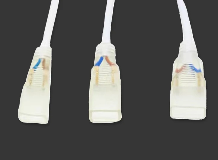 Factory direct sales led lamp accessories 220V lamp high voltage lamp strip welding head European regulations waterproof plug