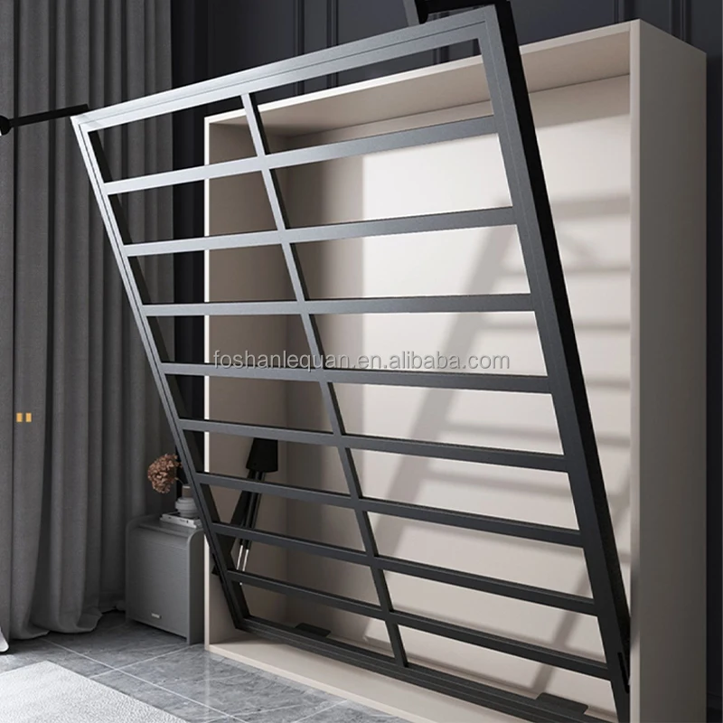 Lequan China Furniture Wooden Hidden Space Saving Folding Murphy Bed Mechanism Hardware Kit Wall Bed Accessories