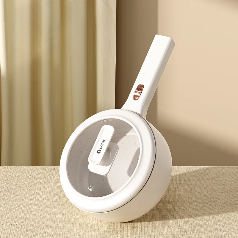 2022 Hot Sale Mini Portable Frying Pan Multi-function Purpose Electric Skillet Cooking Pot Electric Frying Pan Small Heating Pot