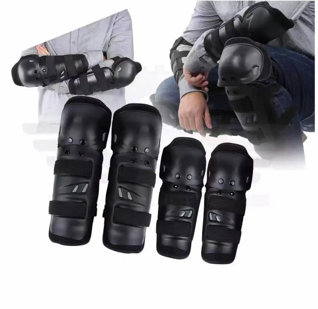 4PCS/SET Motorcycle Knee & elbow Protective Pads Motocross Knee Protectors Riding Protective Gears Pads Motorcycle Knee Pads