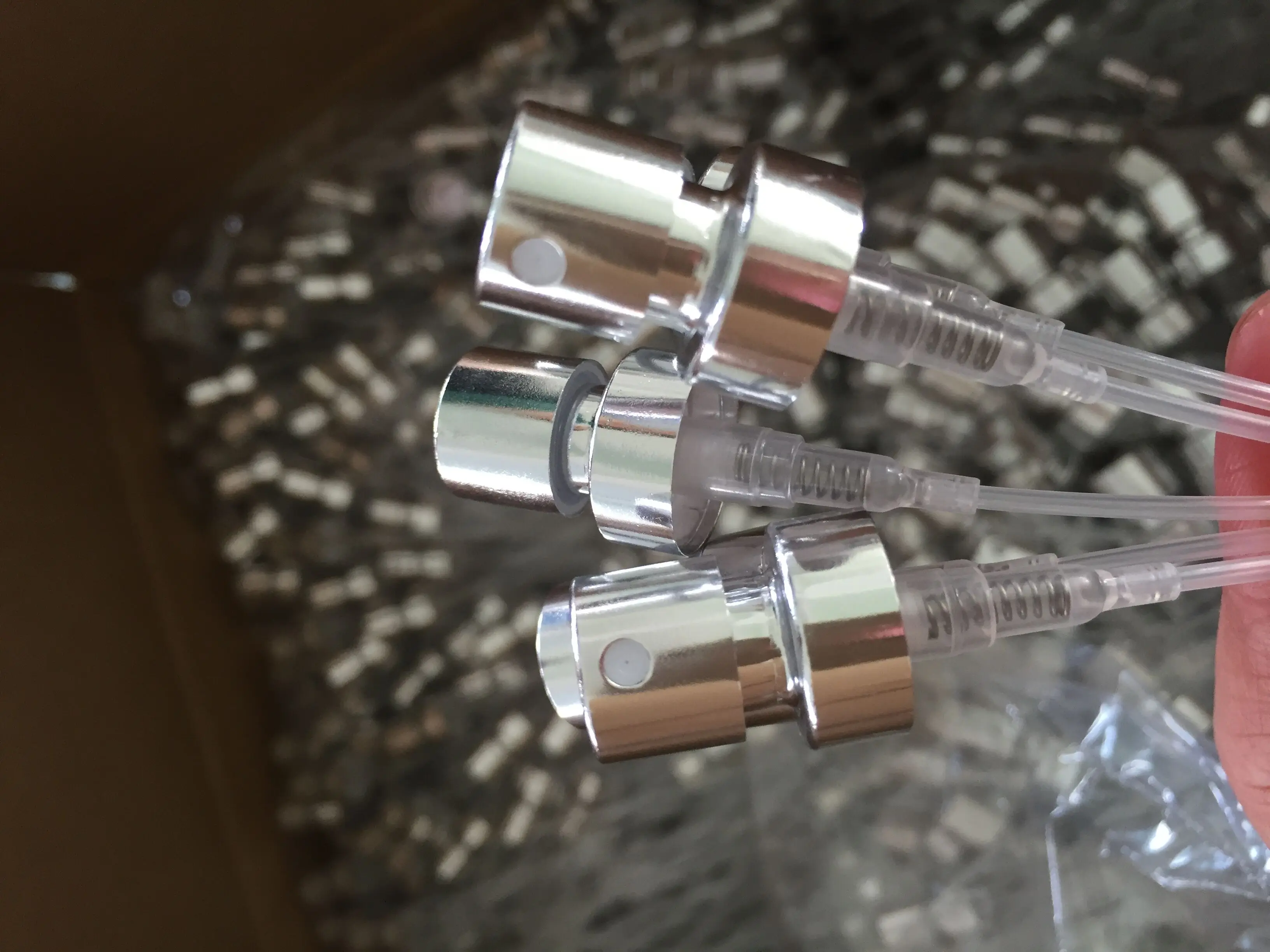 Wholesale aluminum plastic fine mist sprayer pump perfume sprayer