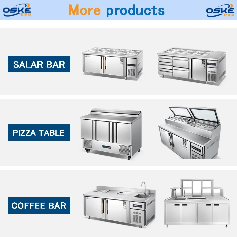 Undercounter Refrigerator Restaurant Stable Operation Commercial Kitchen Freezing Equipment