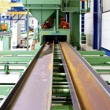 H BEAM SHOT BLASTING MACHINE