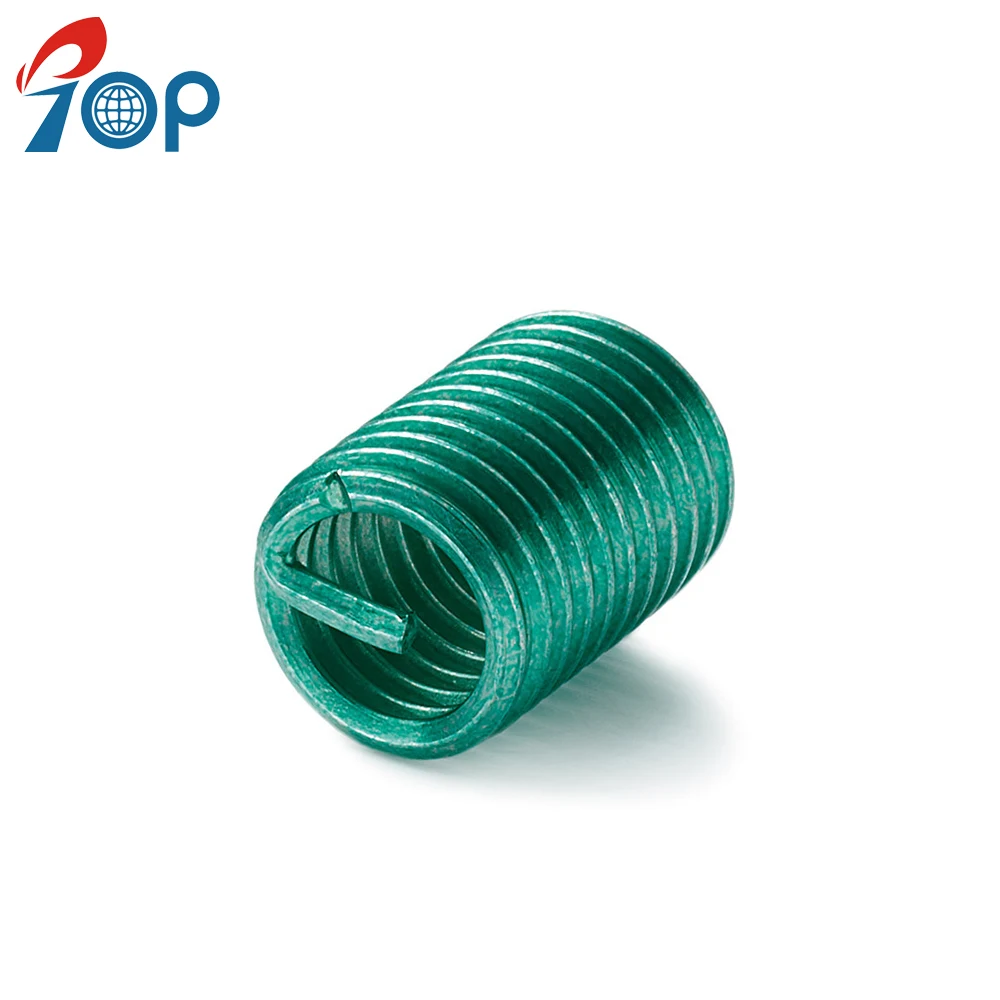 Stainless Steel Titanium H Coil Tangless Screw Lock Threaded Insert for Aluminium Cast iron Metal