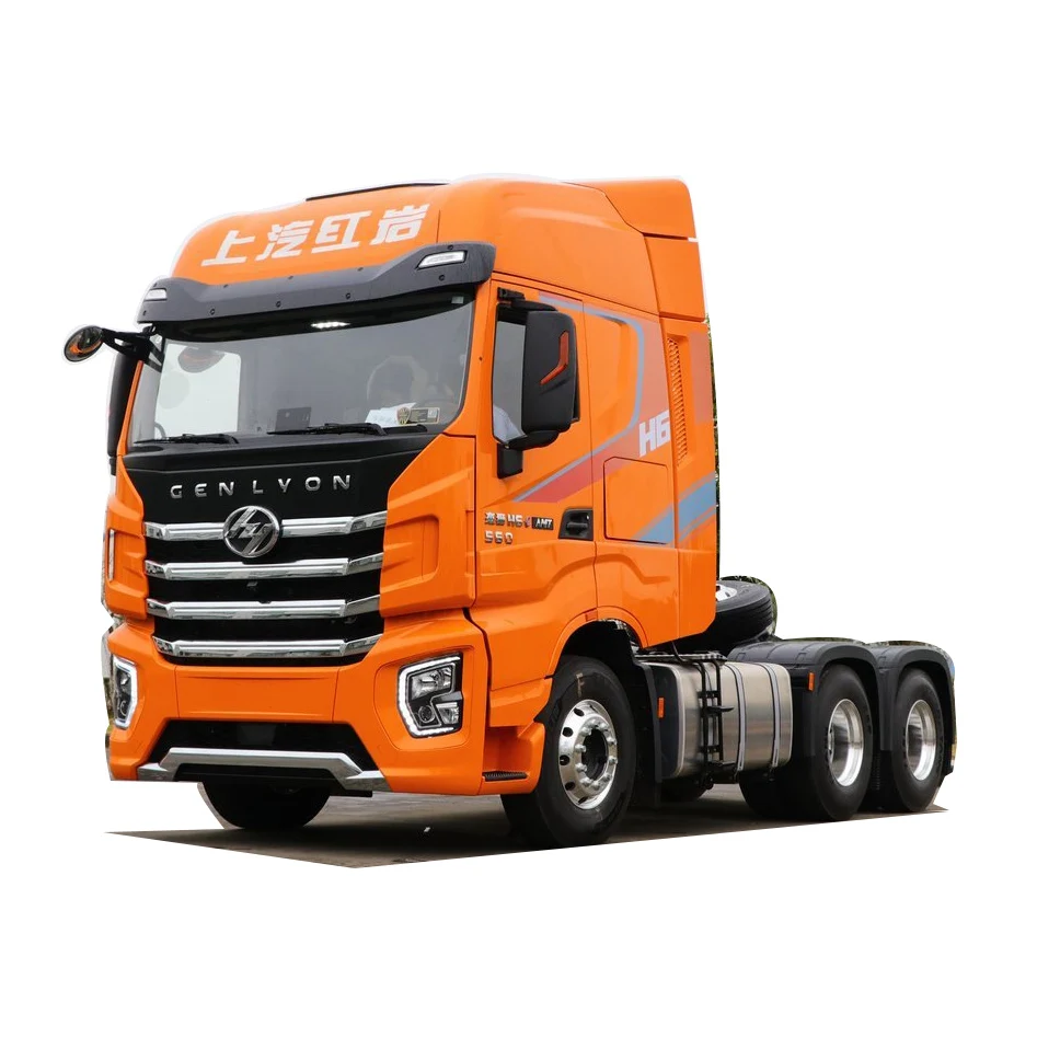 Тяжелый грузовик SAIC Hongyan Jieshi H6e 560 лошадиных сил 6x4 AMT трактор с автоматической коробкой передач