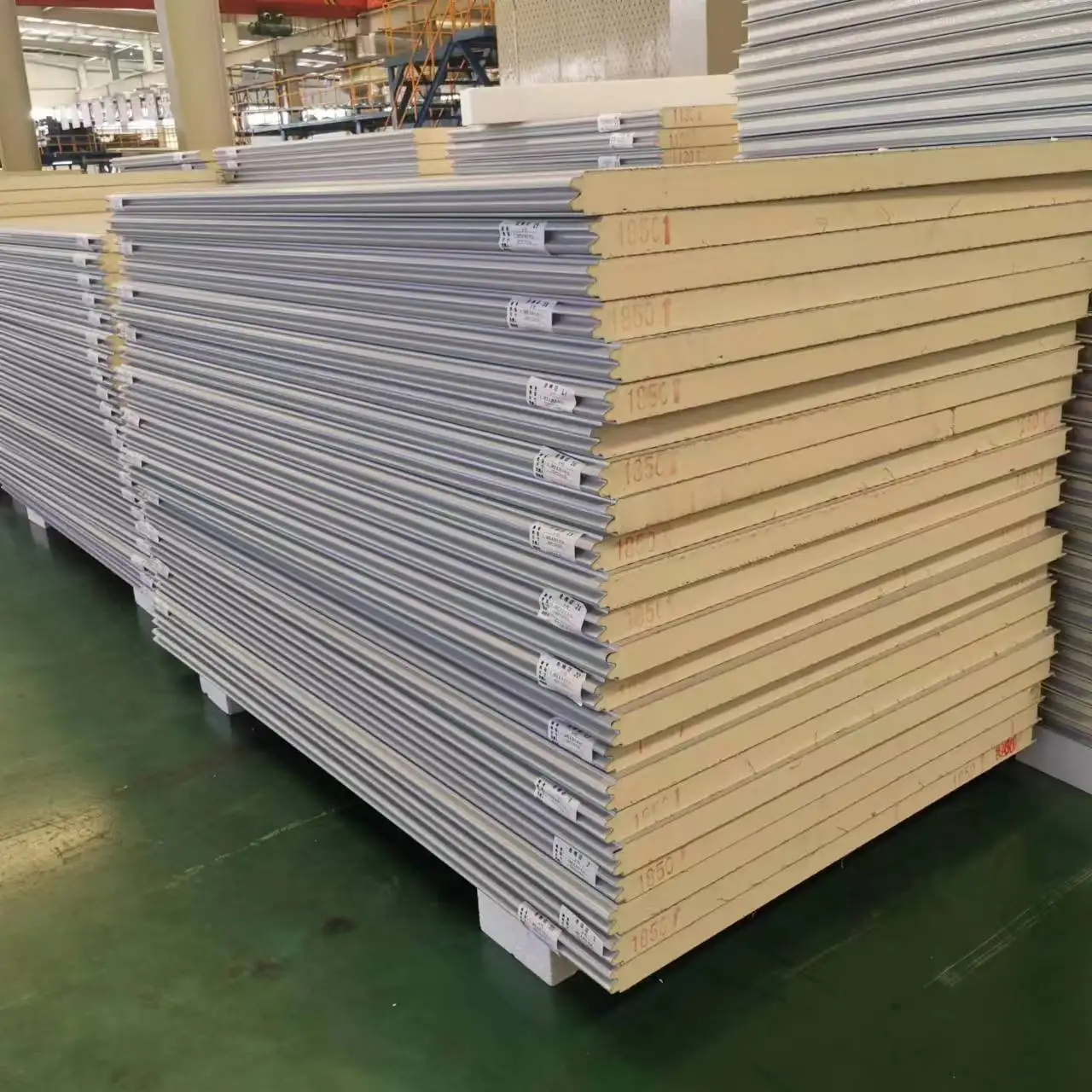 polyurethane rigid insulation board thickness of 100 mm PU PIR pir sandwich panel roof cold room panels