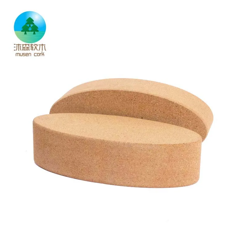 Custom Print OEM ODM  Label ECO Friendly Gym Fitness Natural Rubber Cork Yoga Mat Wheel Strap Block Yoga Set