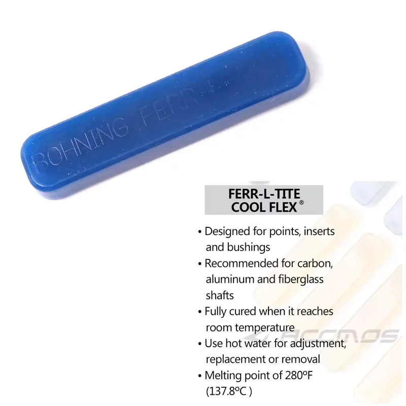 Archery Bow and Arrow Glue Stick Hot Melt Adhesive High Temperature Fire-baked for Arrow Head Broadhead Arrow Insert Nock Pin