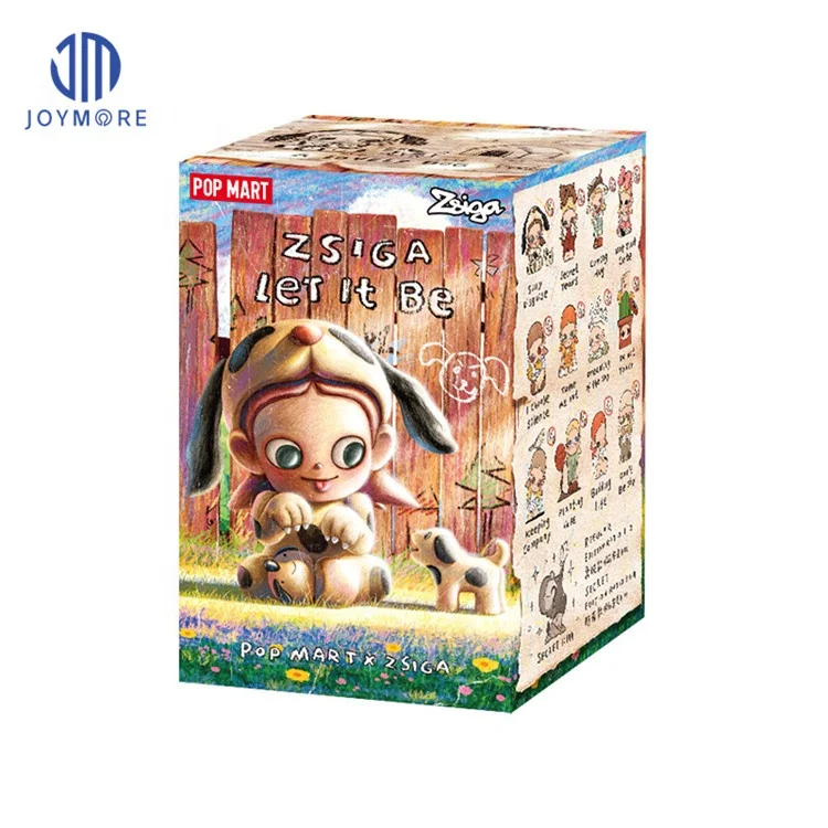 JM Original POP MART Zsiga let it be  Blind Box labubu the monster mystery box skullpanda