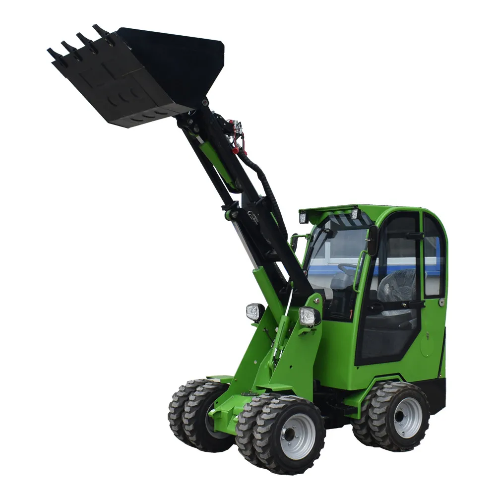 New design cheap front end loader backhoe 600kg mini skid steer wheel loader prices