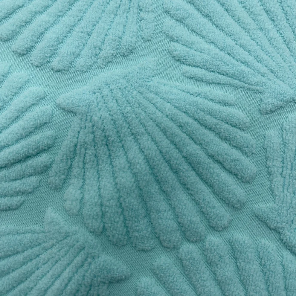 new spandex terry jacquard fabric for swimwear swimsuit knitted shells bikini fabric French terry toweling custom stretched