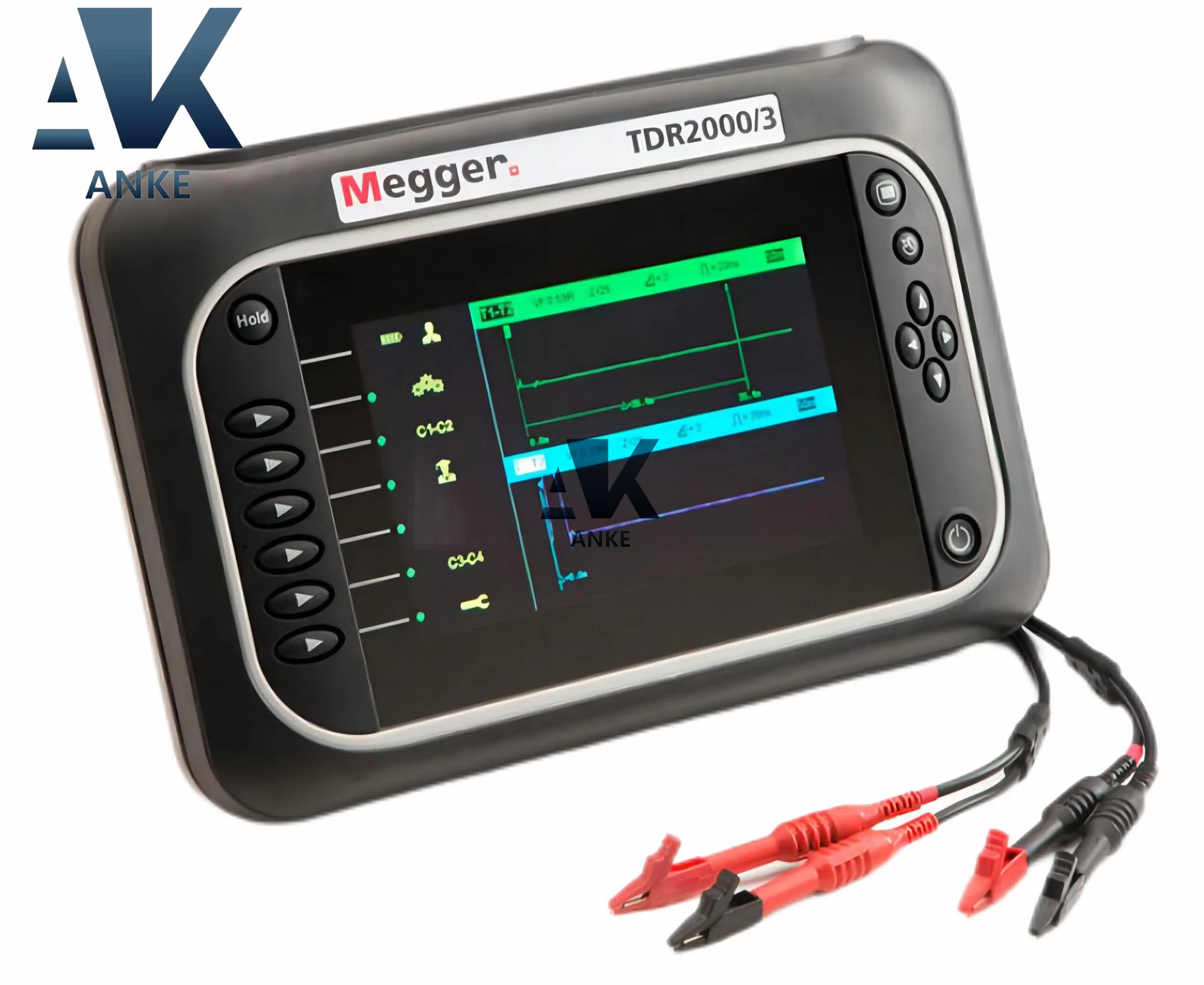 Megger TDR2000/3 TDR2010 TDR2050 Advanced Dual Channel TDR Time Domain Reflectometers
