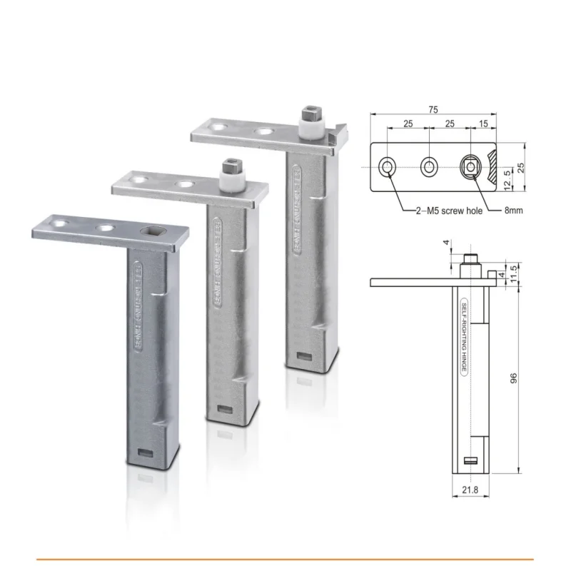 Concealed Spring Hinge Automatic return  refrigerator door hinge