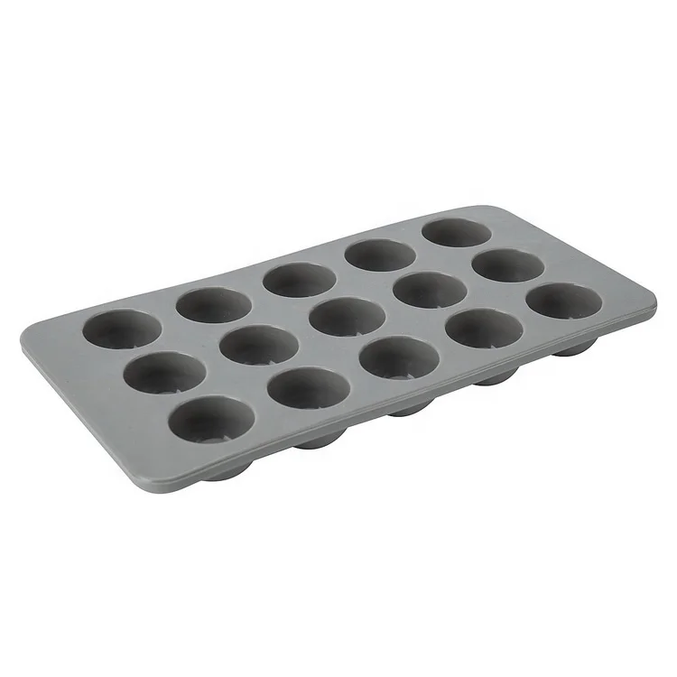 15 Cativies Copper Cash Shape Silicone Chocochip Chocolate Wafer Mould Ice Cube Tray