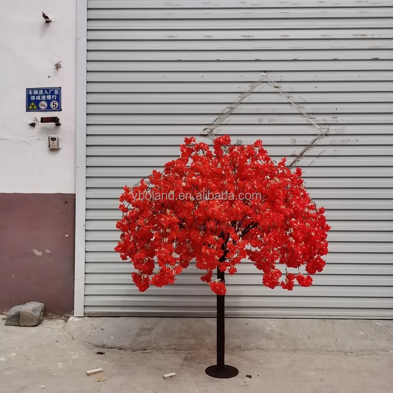 L-TT 4 ft 5 ft most popular silk artificial Sakura flowers trees wedding part table decoration cherry blossom flower tree