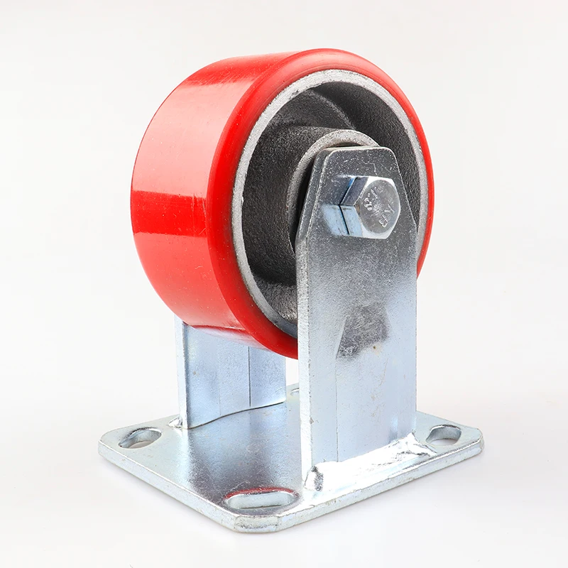 CMCL 4/5/6/8 Inch Polyurethane Wheels Heavy Duty Wheel Industrial Caster Wheel With Brake