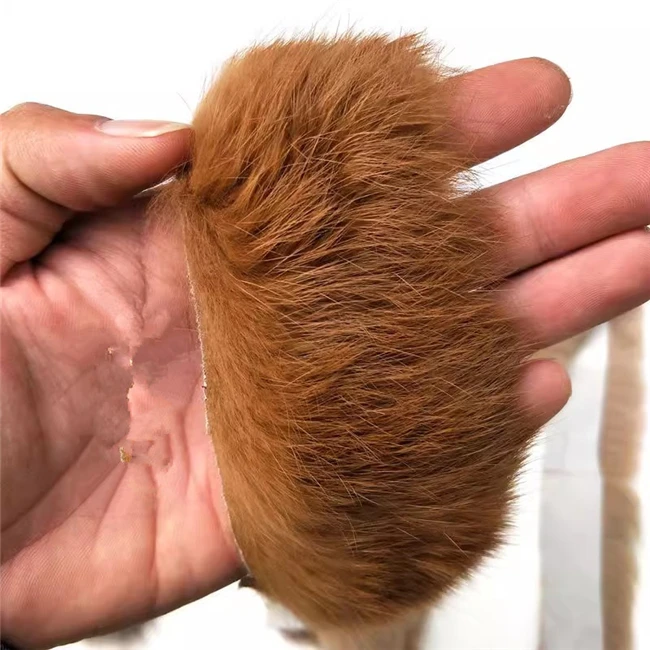 Customized Color Wholesale Rabbit Fur 2cm