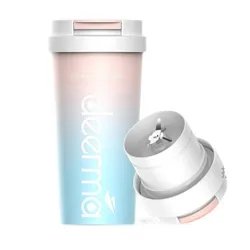 Deerma Small Wireless juicer Portable Juice Cup Electric multi-function insulated juicer 300ml Portable Blender Mixer