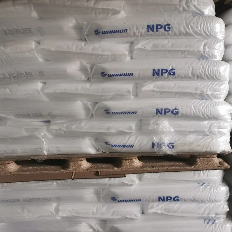 Direct sales of industrial grade neopentyl glycol CAS124-30-7 solid NPG white flake made in China can provide free sample