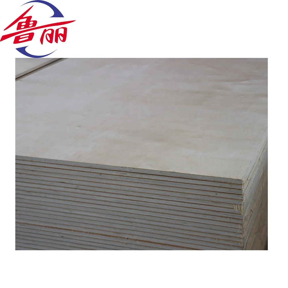 Luli1220x2440mm Wooden/ White Color Double Sides 18 mm Melamine Laminated Plywood