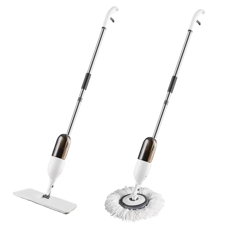 3 IN 1 spray mop absorbent mop with cotton brush head Rotary flat mop