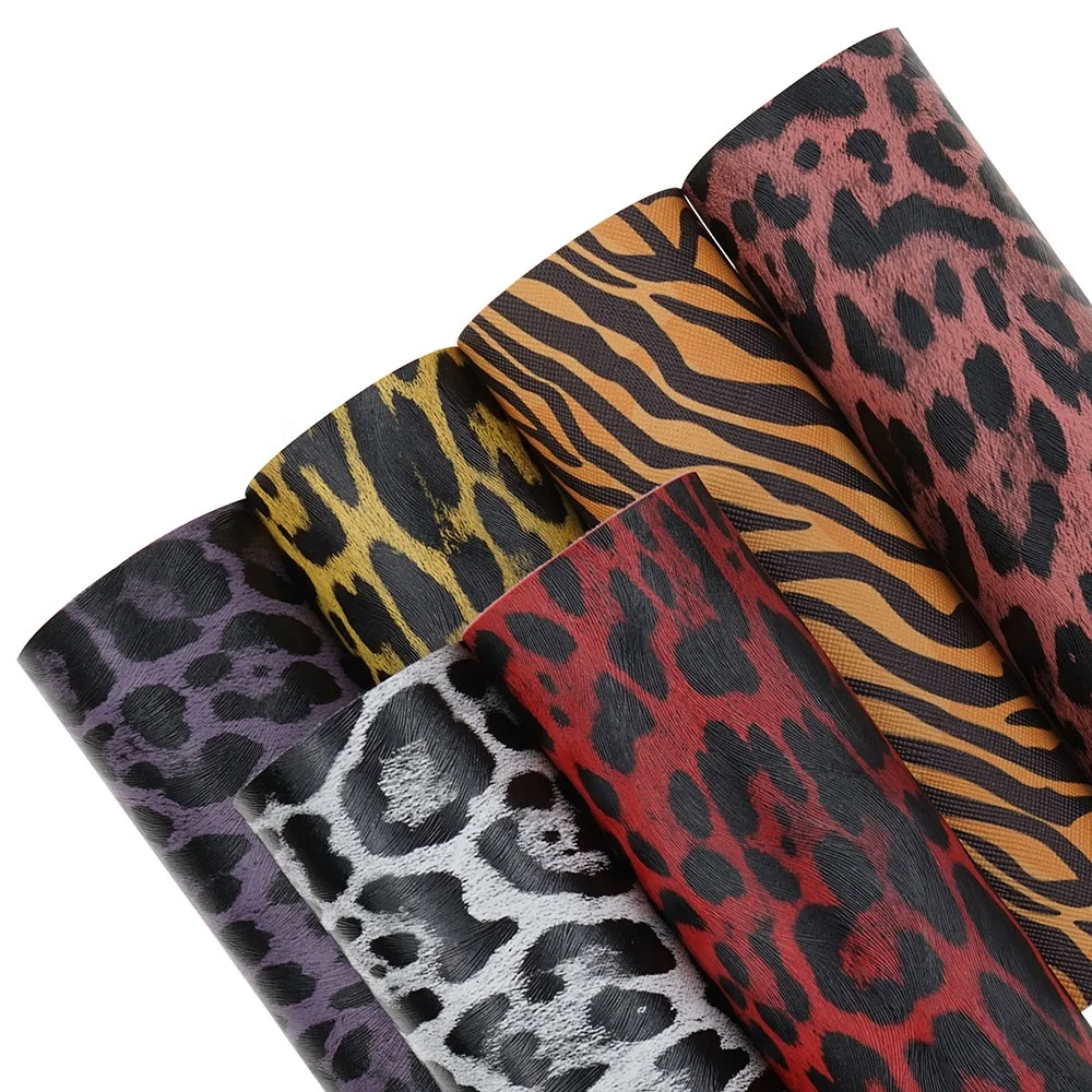 
 Лидер продаж, виниловая искусственная кожа с леопардовым принтом для сумок, сережек, бантов  