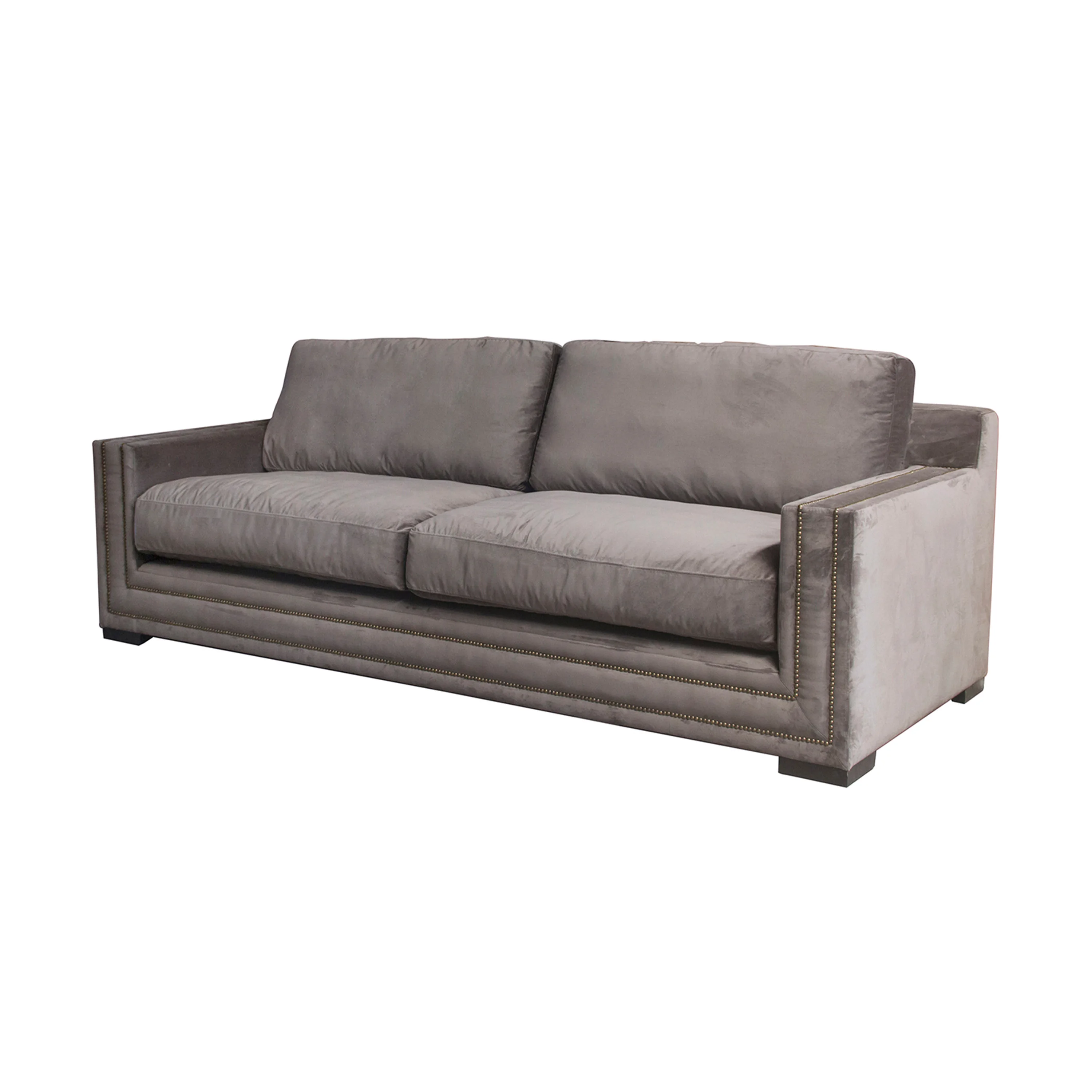 Modern Living Room Furniture Velvet Fabric Sofa 3 Seats Many Colors