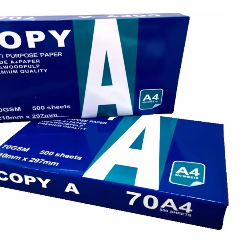 A4 copy paper with the best cost performance suitable for office printers and school printers.