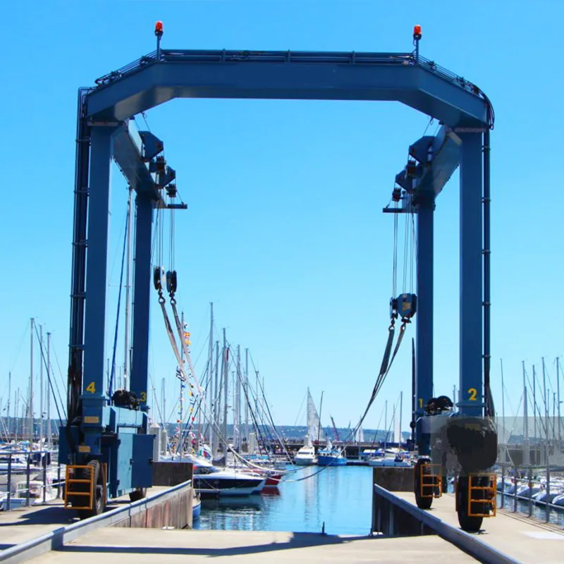 High quality 400 ton 150 ton 200 ton hoist boat crane travel lift factory with good price