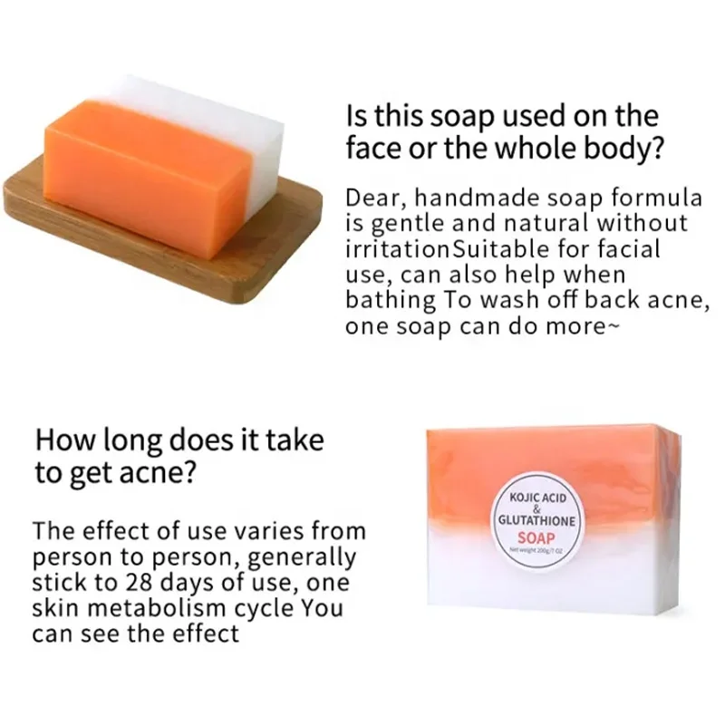 Wholesale 100g Handmade Bleaching Soap Antibacterial Skin Whitening Face Body Bath Bar Whitening Skin Soap