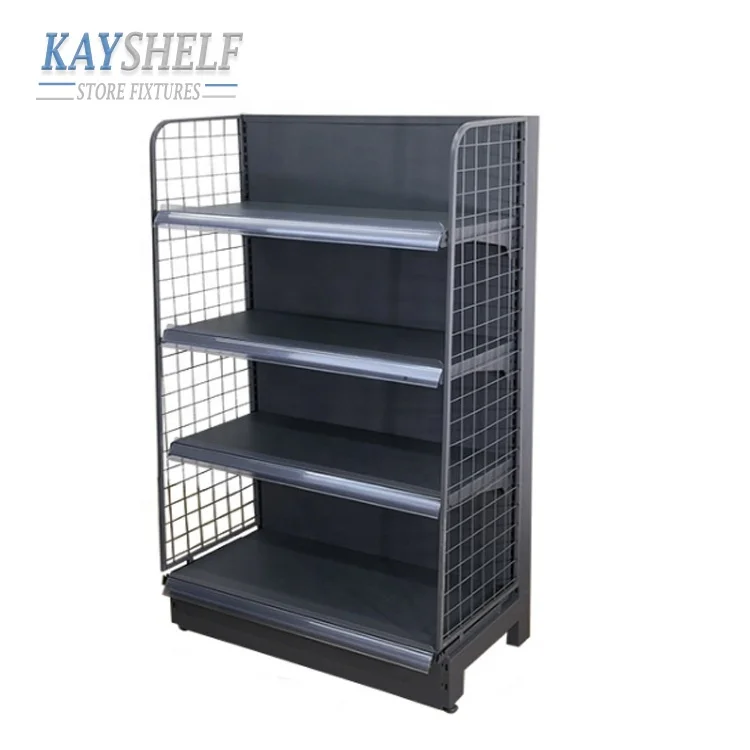 Kayshelf Factory Single Sided Wall Mount Heavy Duty Supermarket Shelf
