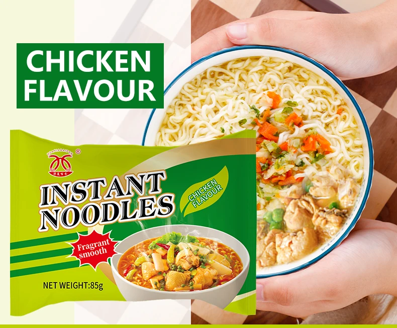Manufacturer Low Prices for San Yang OEM Brand Instant Soup Noodles 85G Vegetarian Wheat Flour Bulk Bag Packaging for Oil Fried