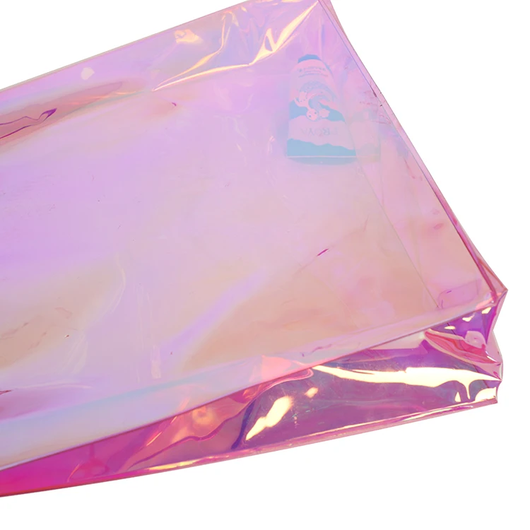 Голографическая сумка из ПВХ с принтом на заказ прозрачная популярная трендовая продукция Высококачественная Водонепроницаемая женская маленькая косметичка